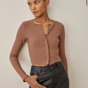 Reformation Cardigan Set